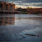 Steel Bridge In Portland