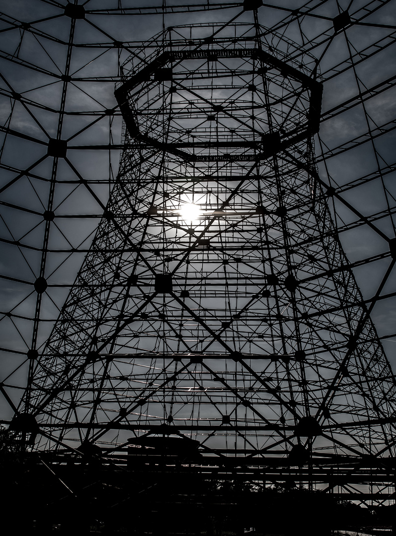 steel structure in the sun