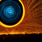 steel wool & led