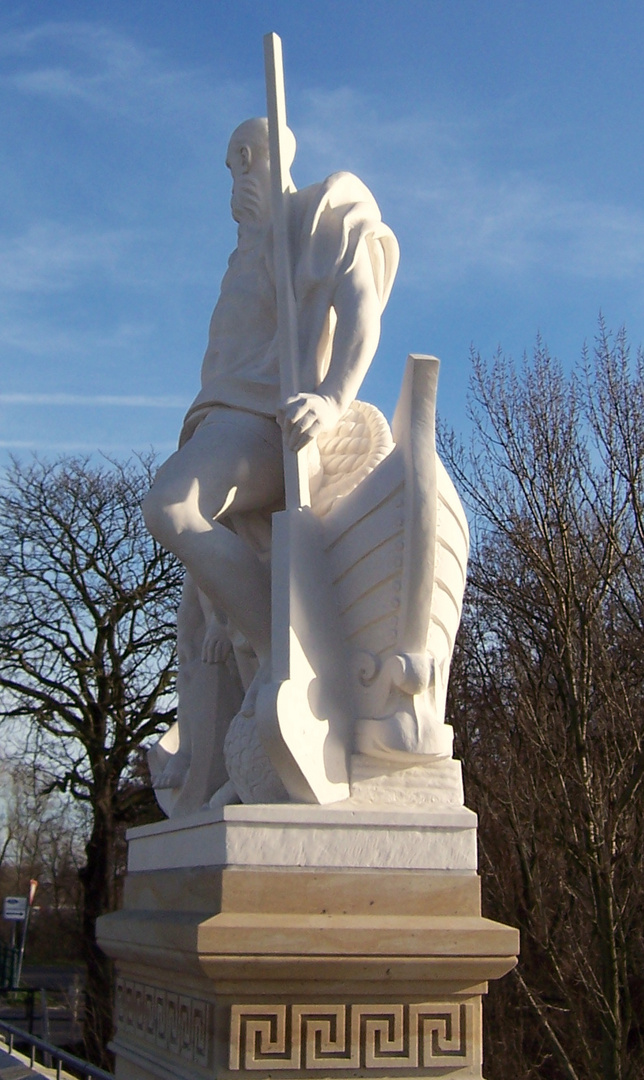 Steele auf der Zollbrücke