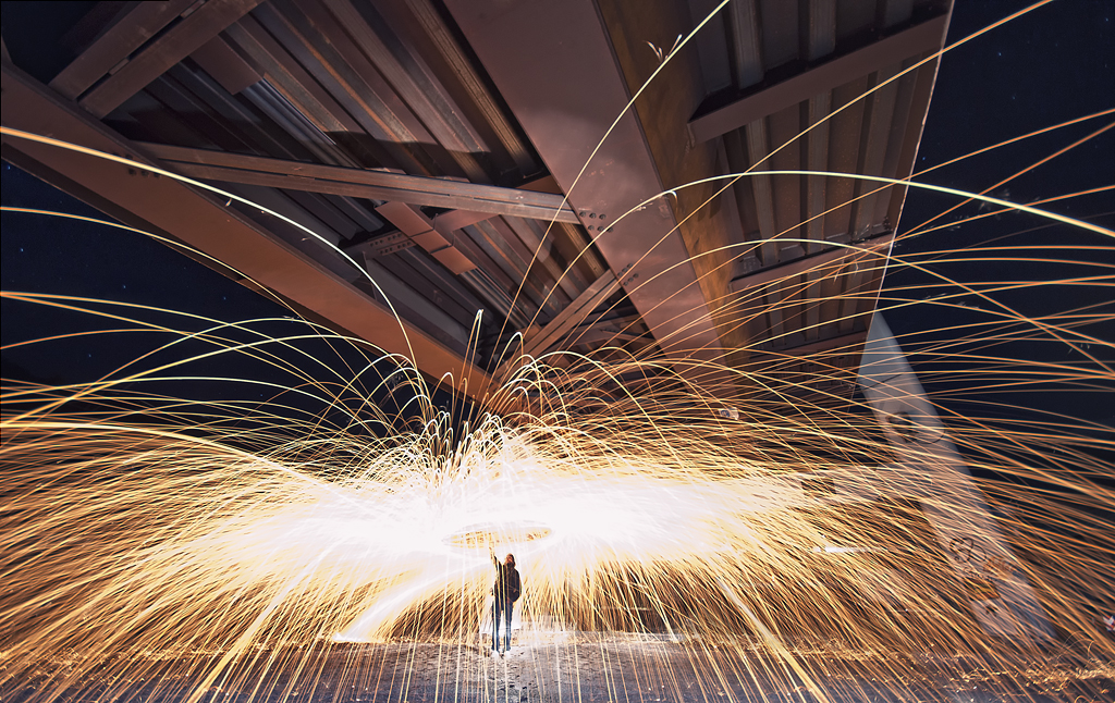 steelwool spinning