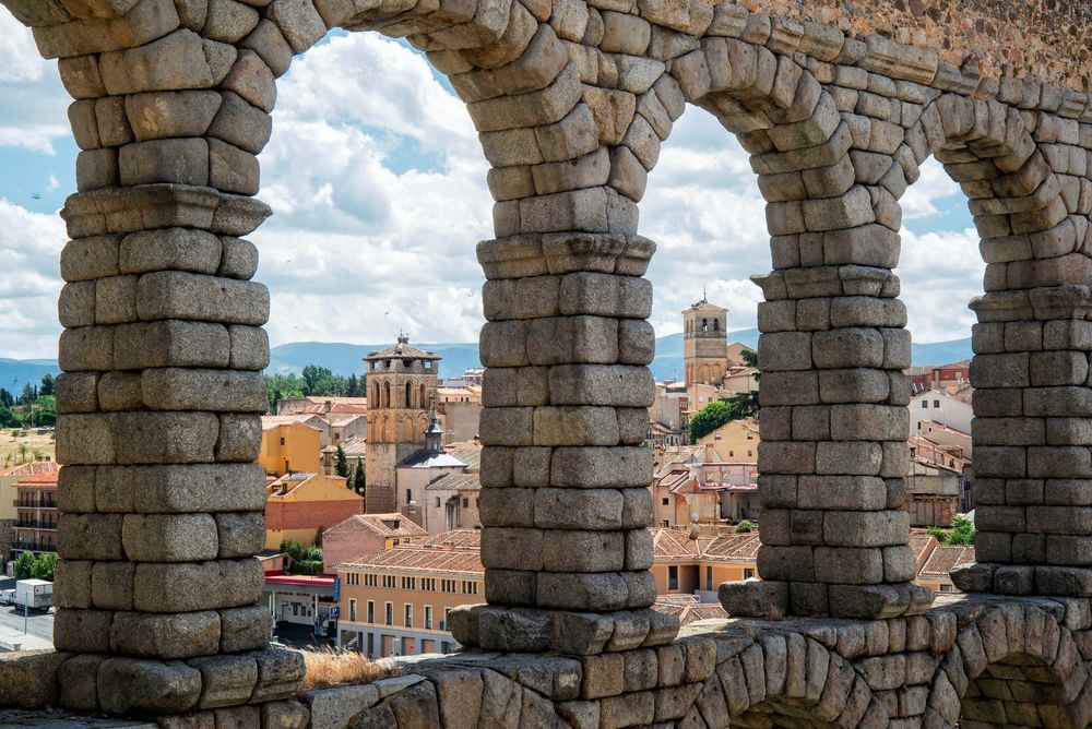 Steeples through the Aquaduct