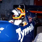 Stefan Bellof im Tyrrell Ford F.1 in Zolder / Belgien.