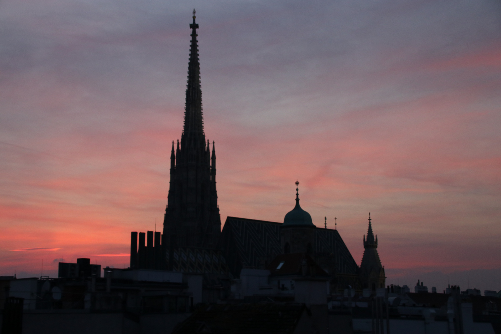 Steffl in Abendstimmung