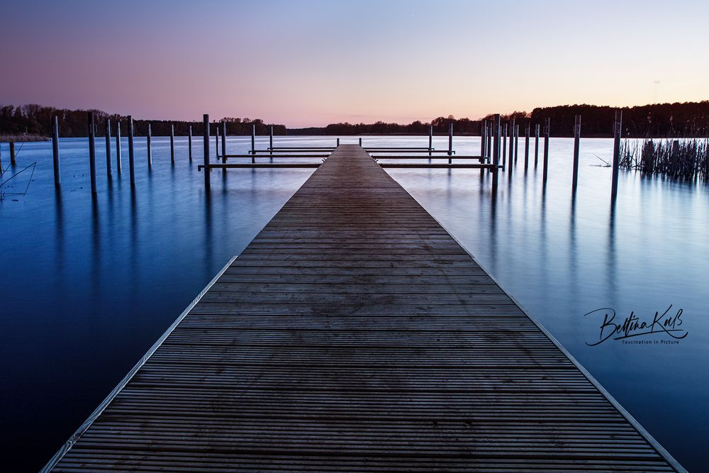 Steg am Abend Foto & Bild | landschaft, bach, fluss & see, natur und