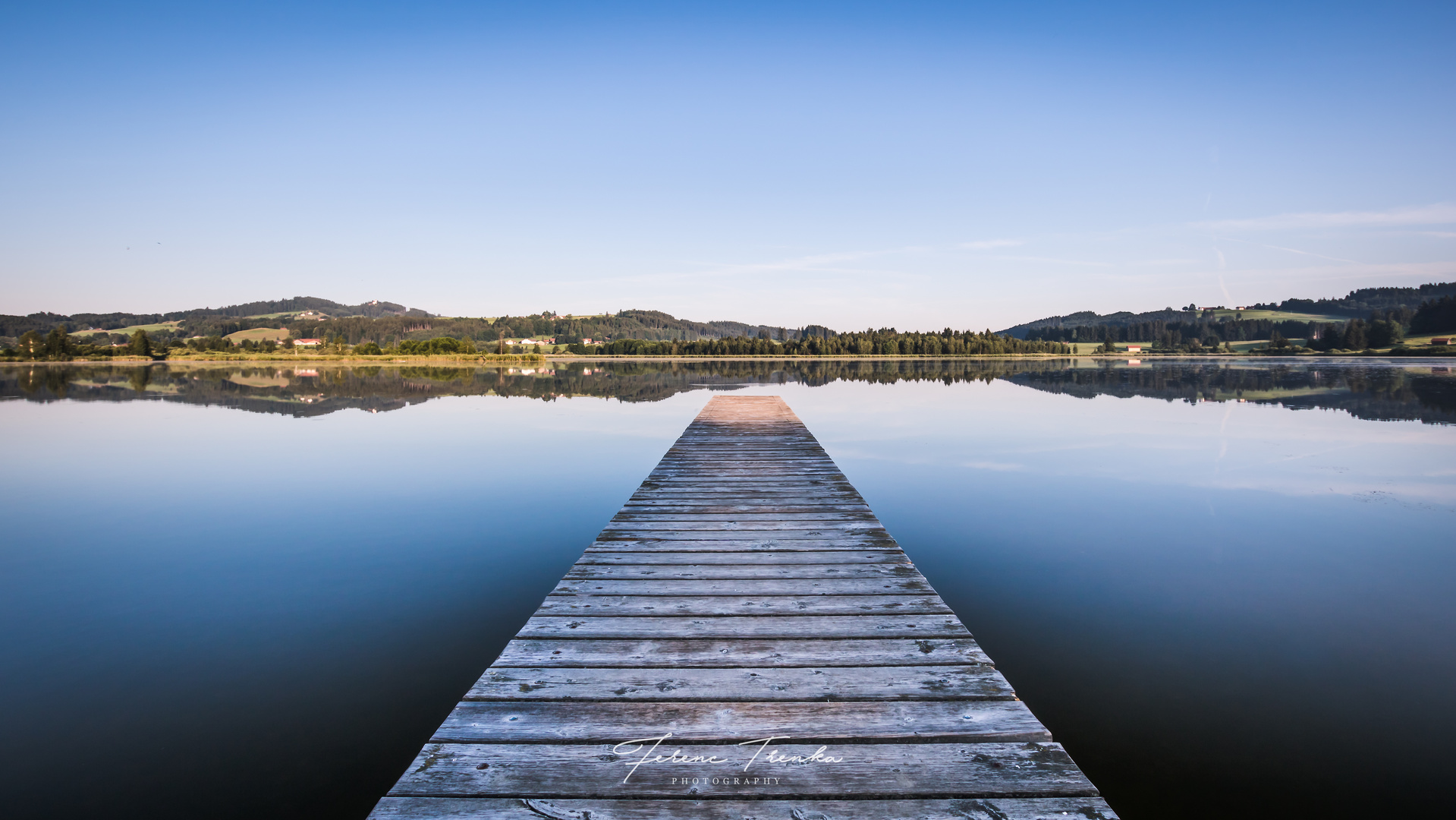 Steg am Haslacher See