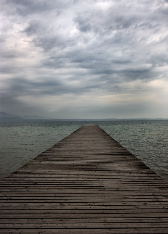 Steg am Lago die Garda