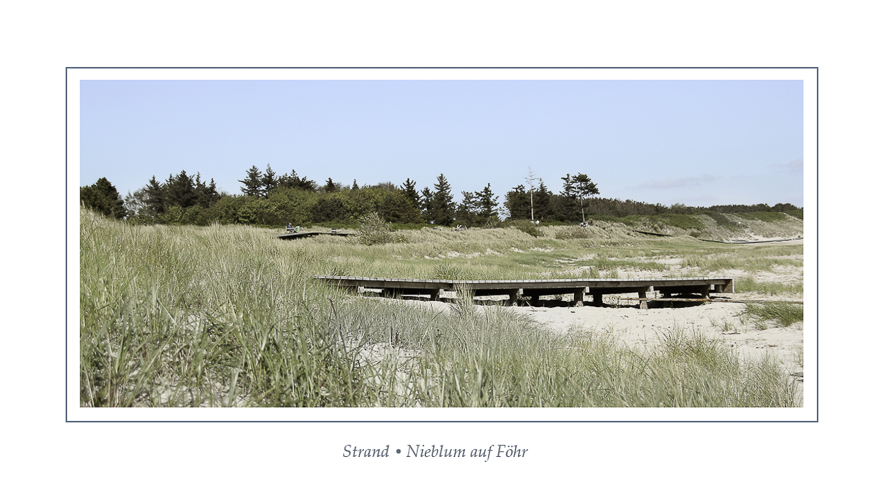 Steg am Strand