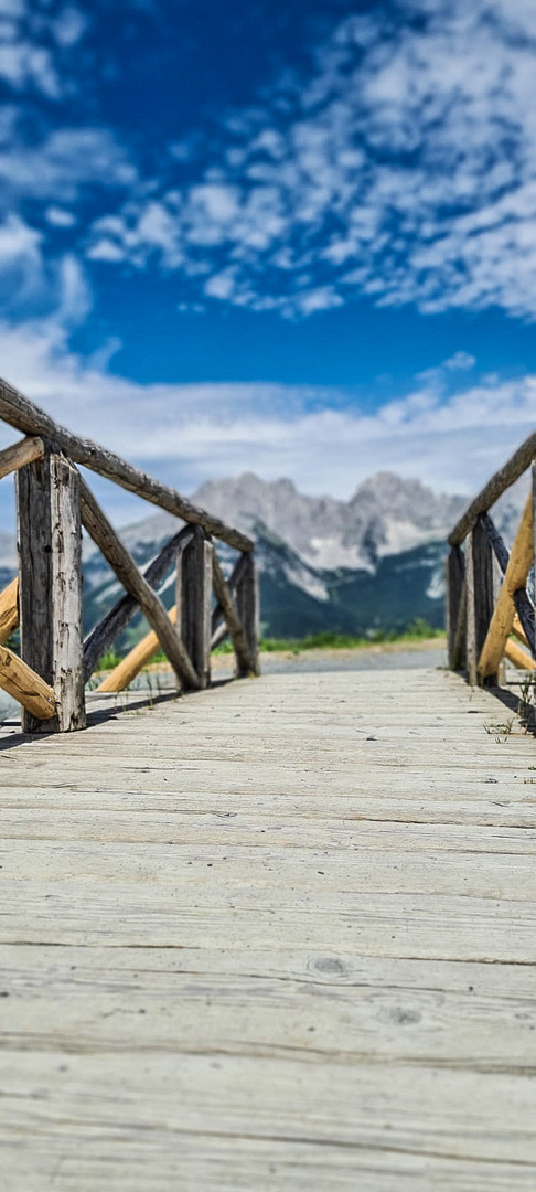 Steg am wilden Kaiser 