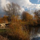 Steg an der Einmündung