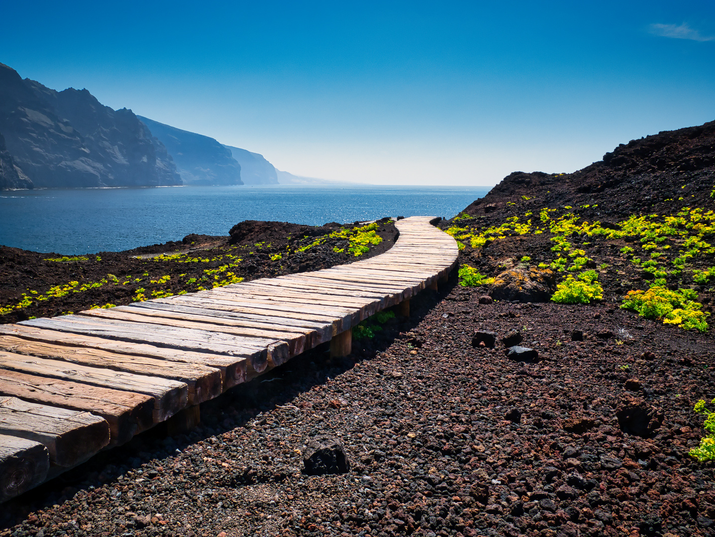 Steg an der Punto de Teno