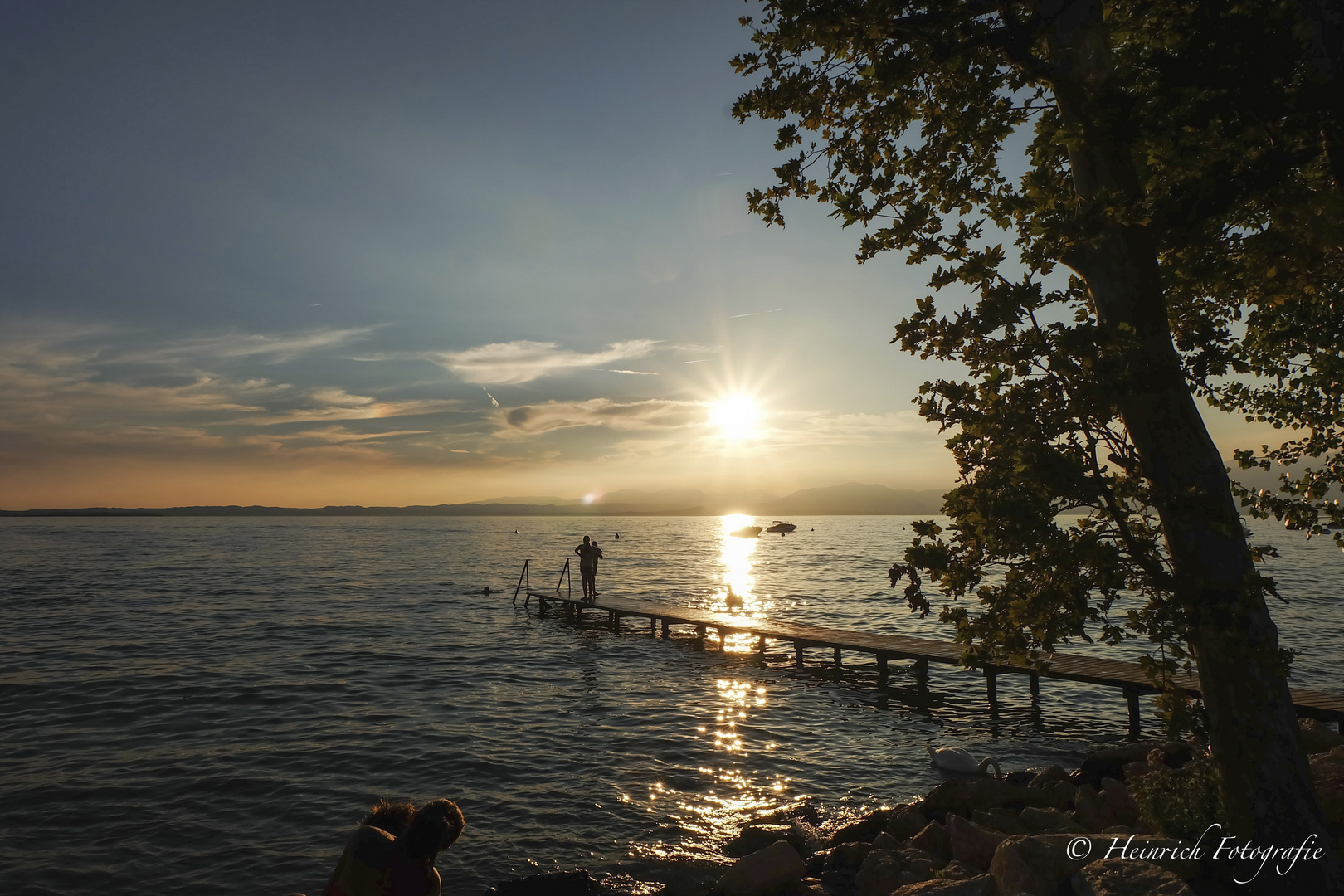 Steg bei Lazise am Gardasee