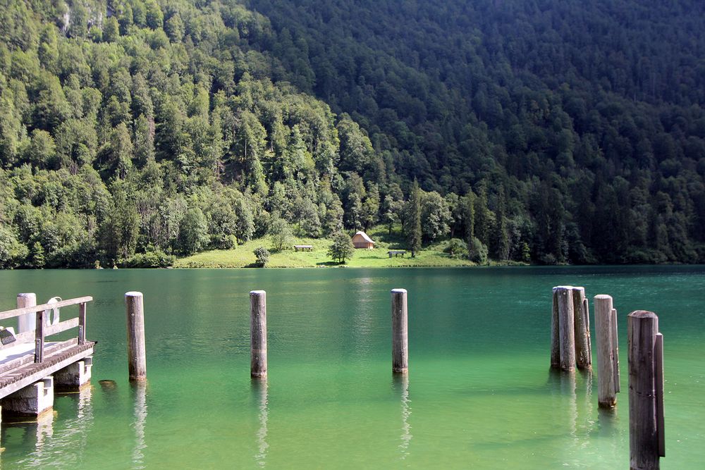 "Steg bei St.Bartholomä am Königssee"