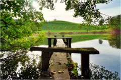 Steg beim Horbacherweiher