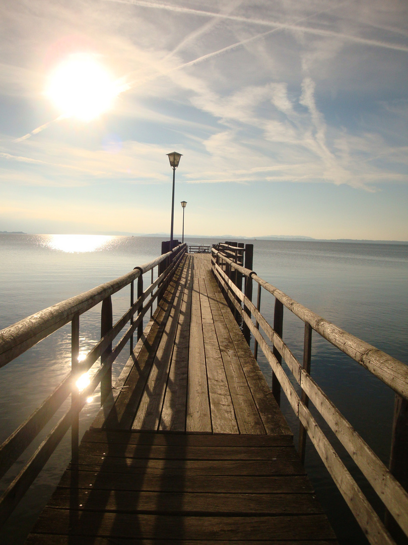 Steg im Chiemsee