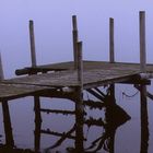 Steg im Morgendunst (Neskaupsstadur)