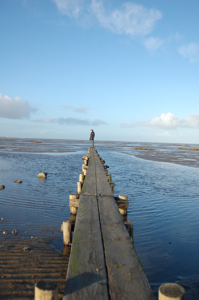 Steg in die Nordsee