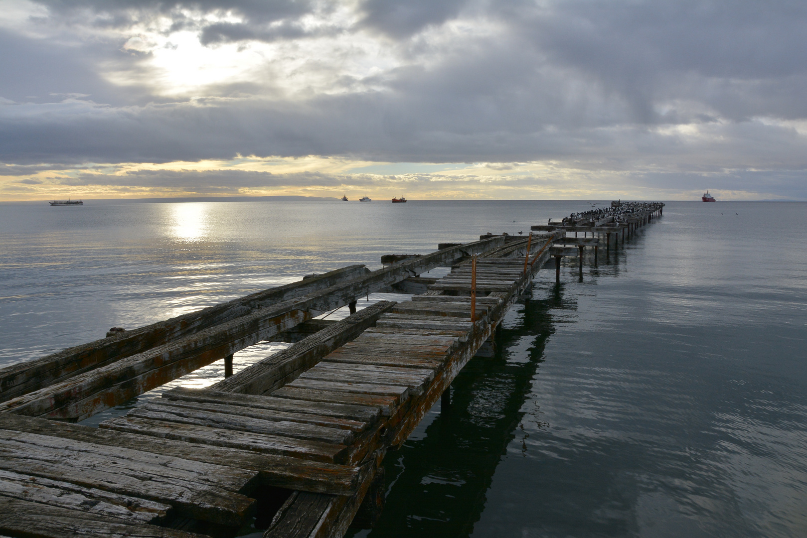 Steg in Punta Arenas