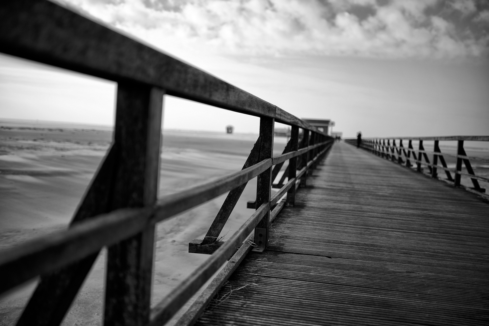 Steg in Sankt Peter Ording