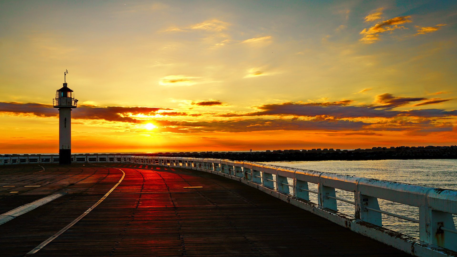 Steg ins Meer Foto & Bild landschaft, meer & strand, sonnenuntergang Bilder auf