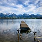 Steg ohne Boot am Hopfensee