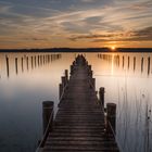 Steg zum Sonnenaufgang am Ammersee