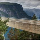 Stegastein Aussichtspunkt am Aurland-Fjord : Norwegenreise 2013 ( HDR )