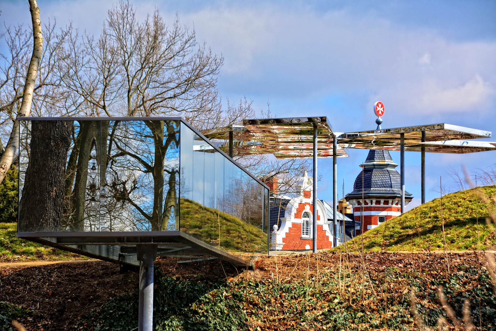 Stege auf dem Bunkerberg in Wittenberg - Bild 3