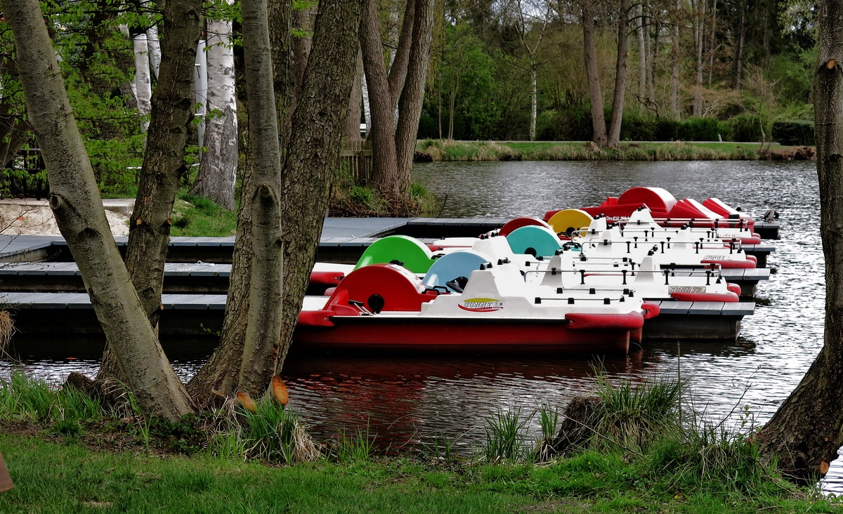 Stege und Boote waren geputzt für die Ostertage,