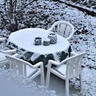 stehen geblieben , und eingeschneit..ein Wintergarten