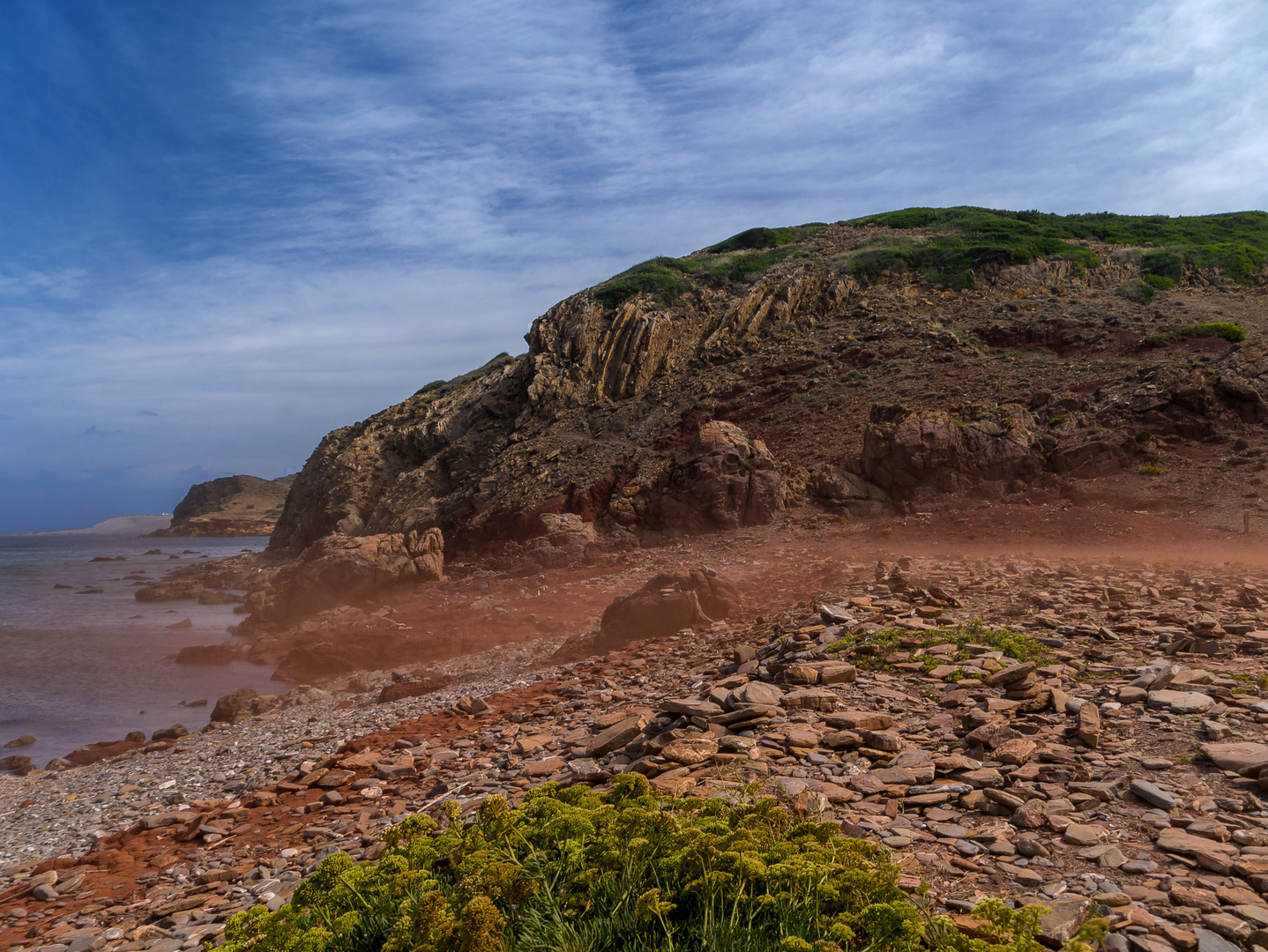 Steife Brise an der Cala Pregonda Foto &amp; Bild | spain, europe, menorca ...