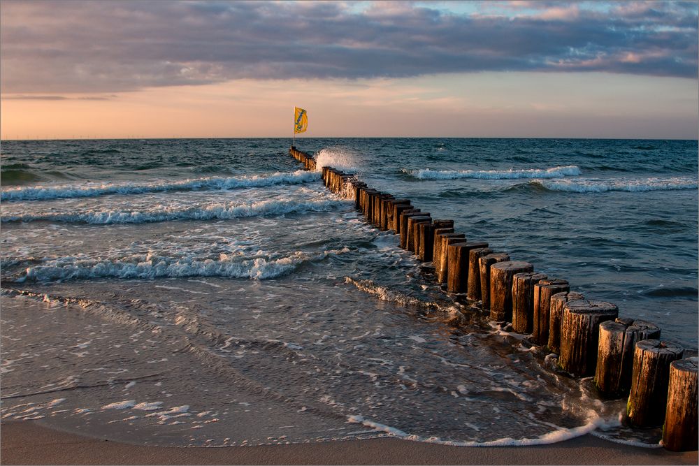 Steife Brise an der Ostsee