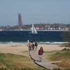 Steifer Ostwind an der Förde