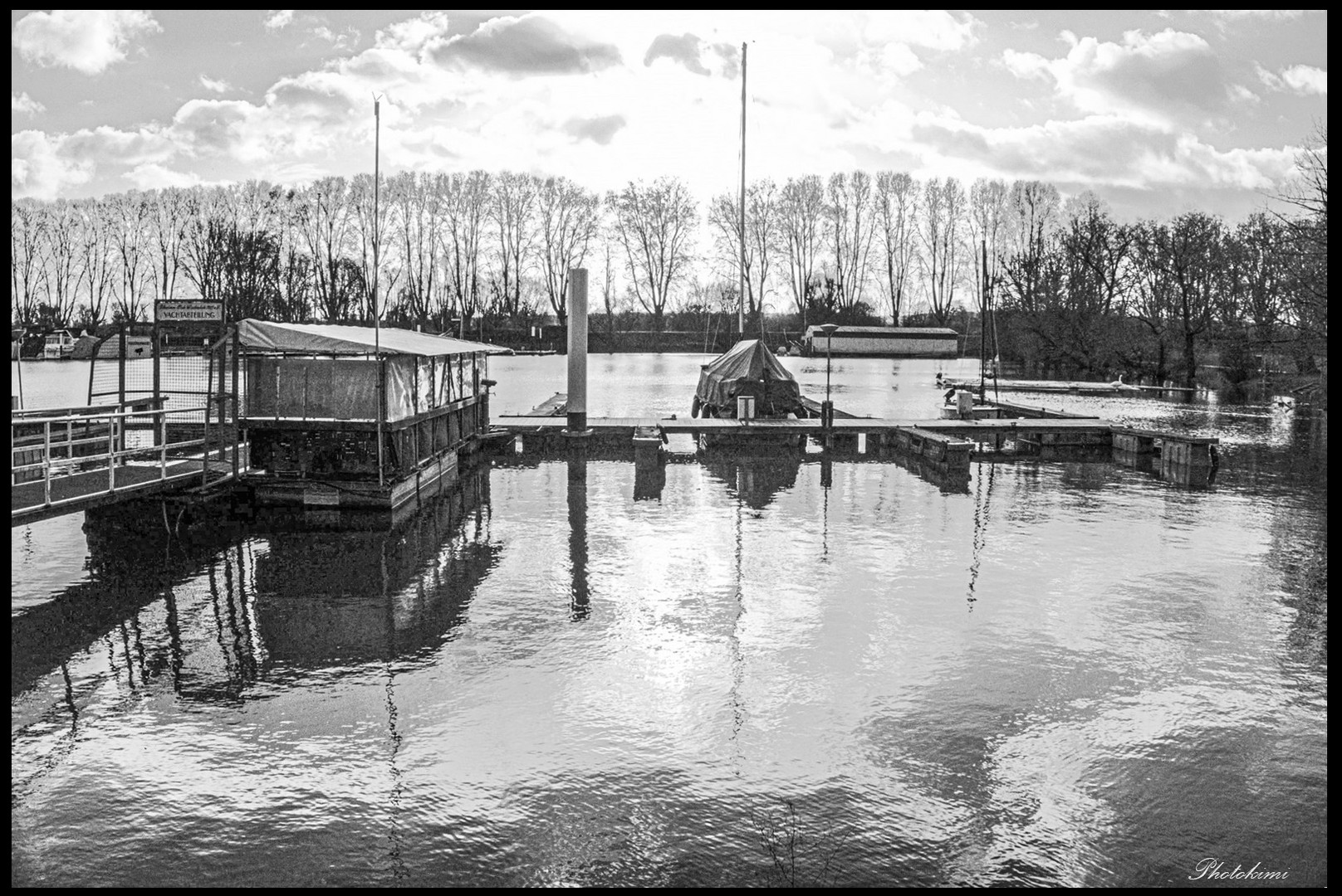 Steigendes Wasser am Rhein (III)