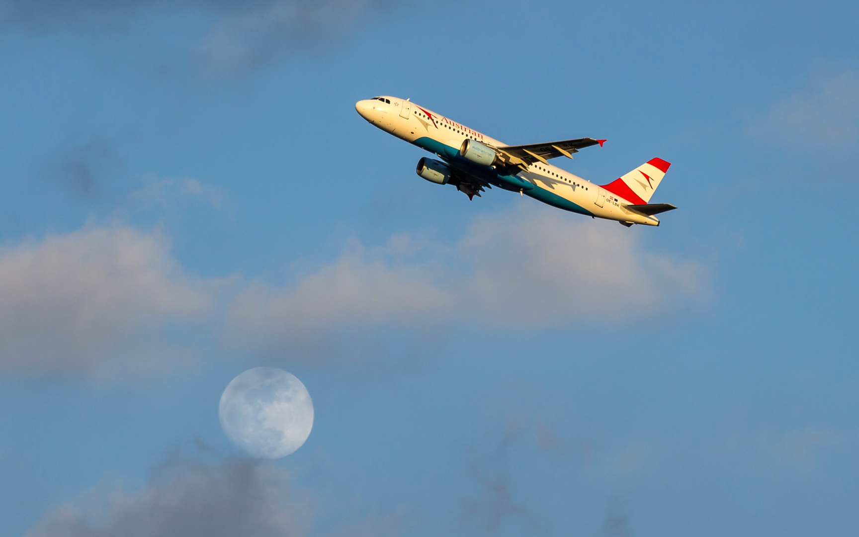 Steigflug bis zum Mond