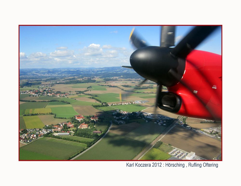 Steigflug überm Mühlviertel