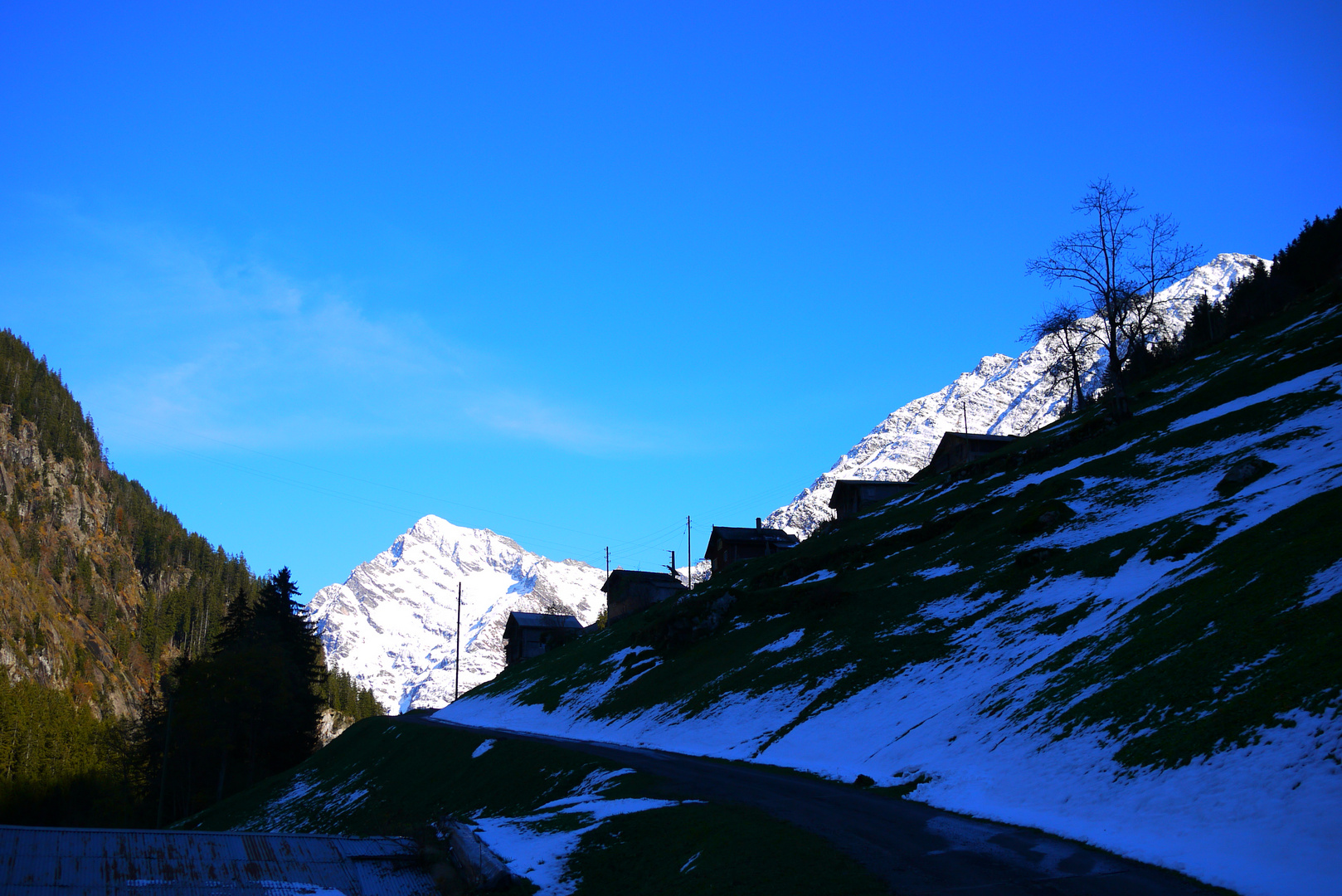 steil am Hang Maderanertal