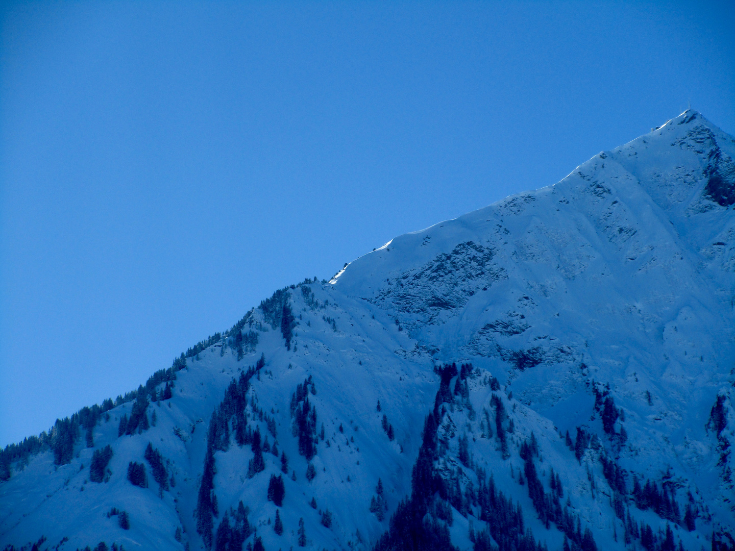 steil den Berg hinauf