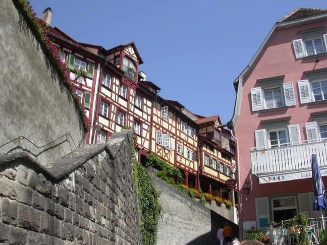 steile Gassen in Meersburg