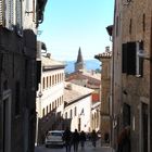 Steile Gassen in Urbino