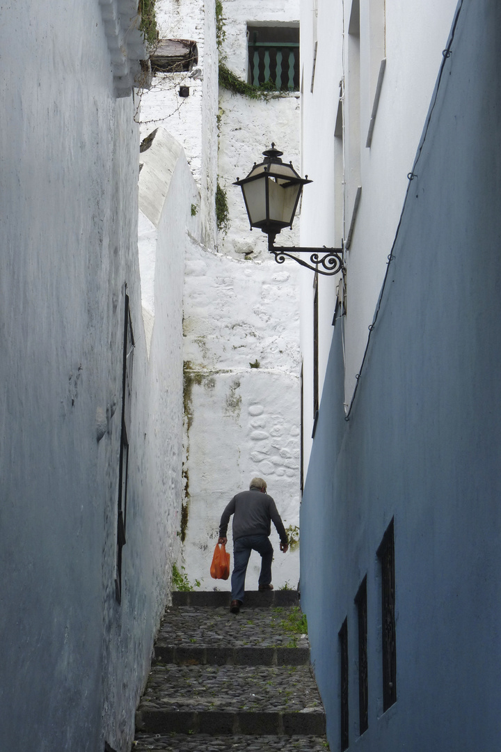 Steile Treppe auf La Palma