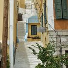 Steile Treppe auf Symi