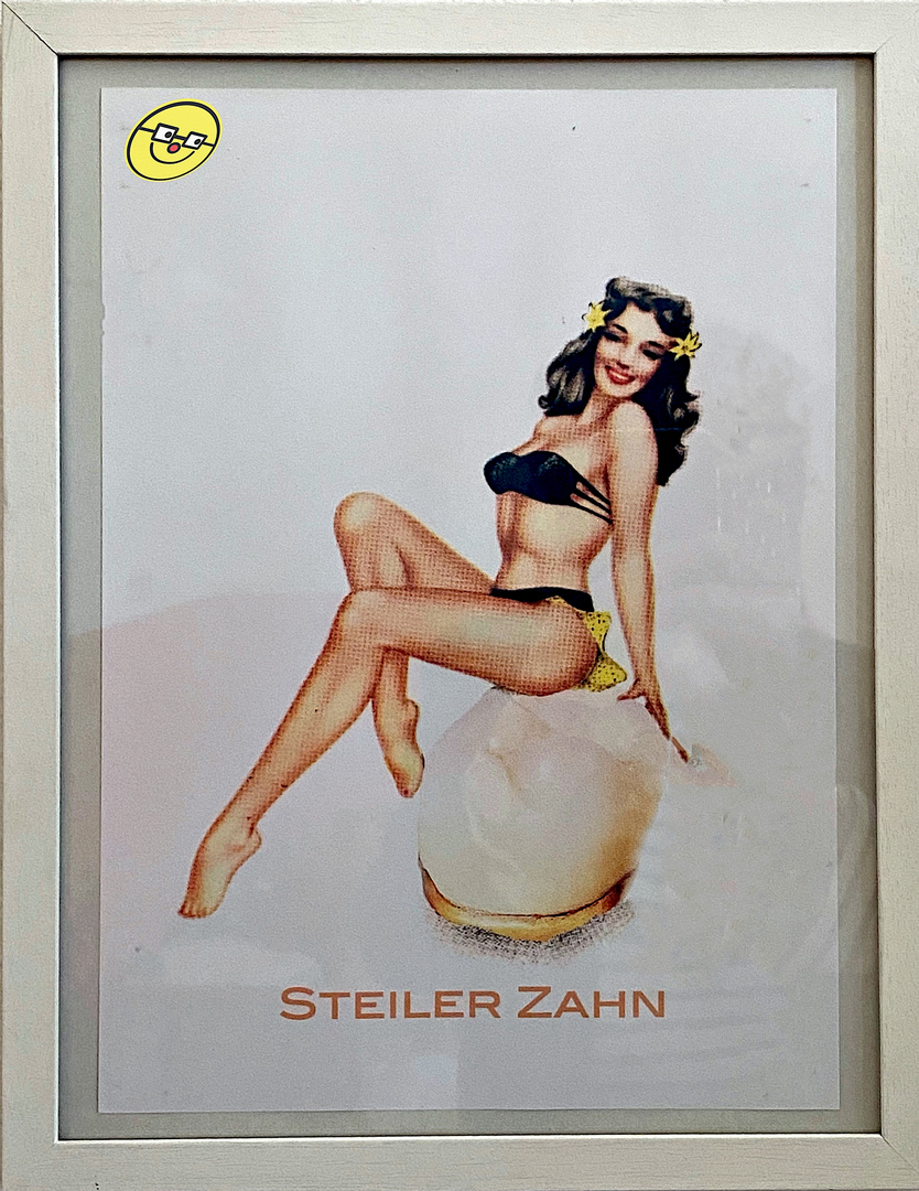 Steiler Zahn