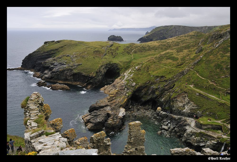 Steilküste am Atlantik in Tintagel