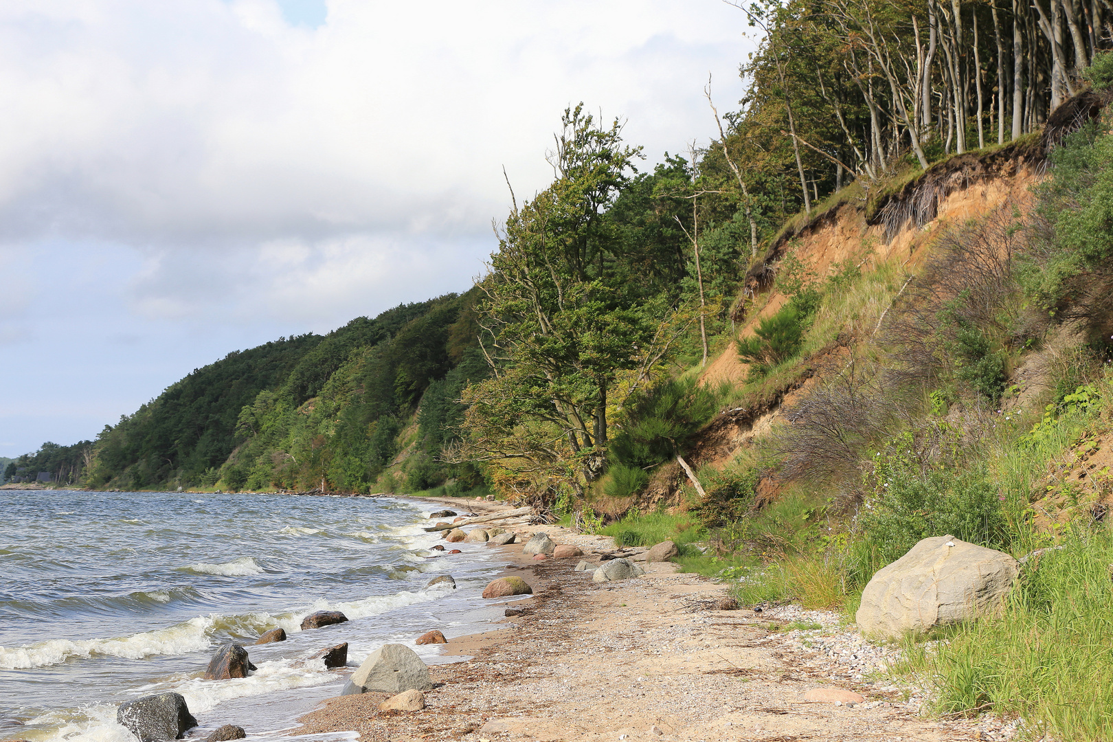 steilküste am gnewer ufer