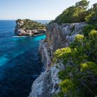 Steilküste bei der Cala des Moro