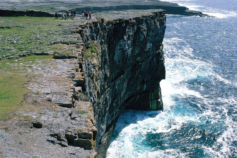 Steilküste bei Dun Aengus