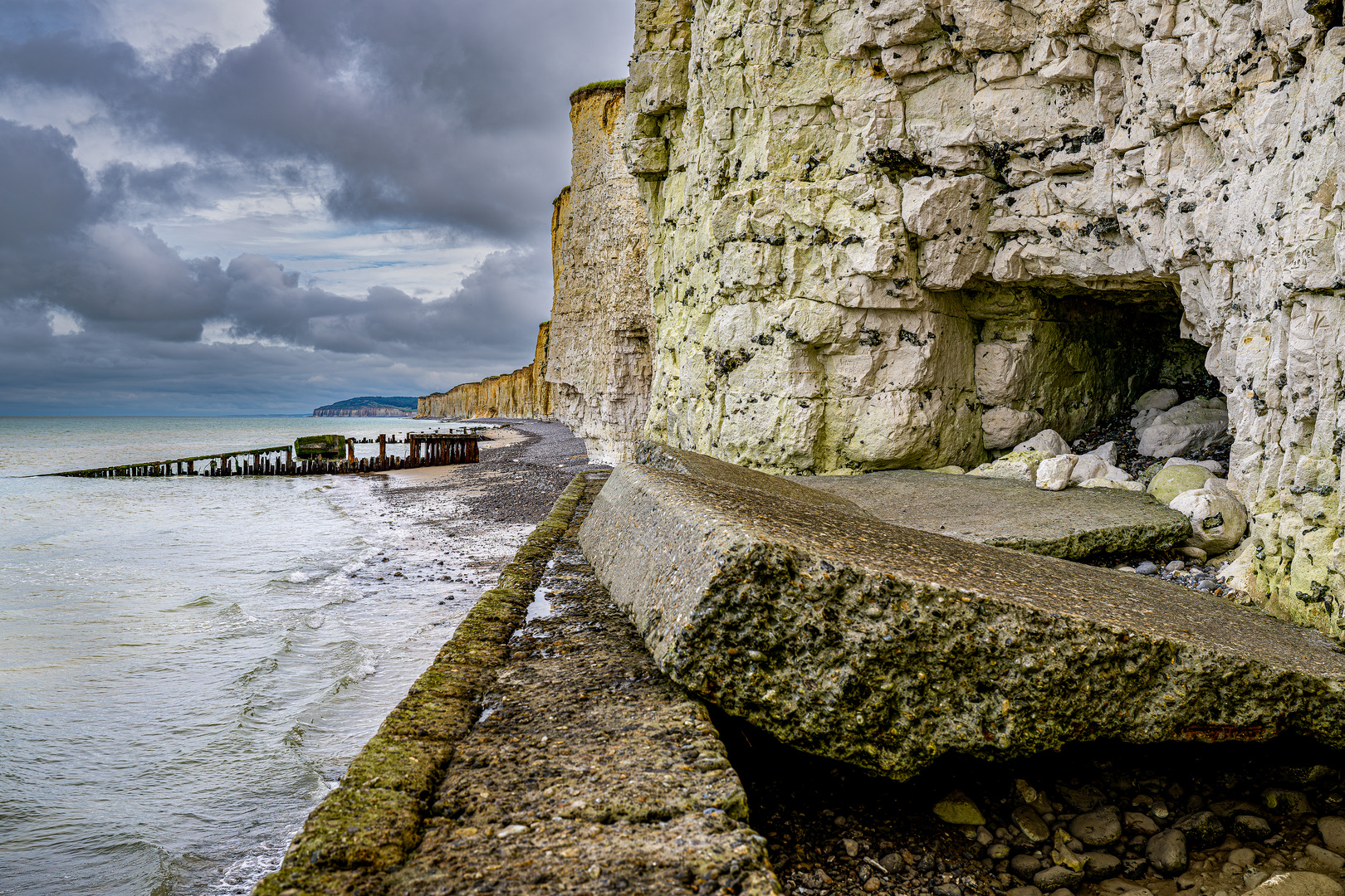 Steilküste bei Saint-Aubin-sur-Mer 02