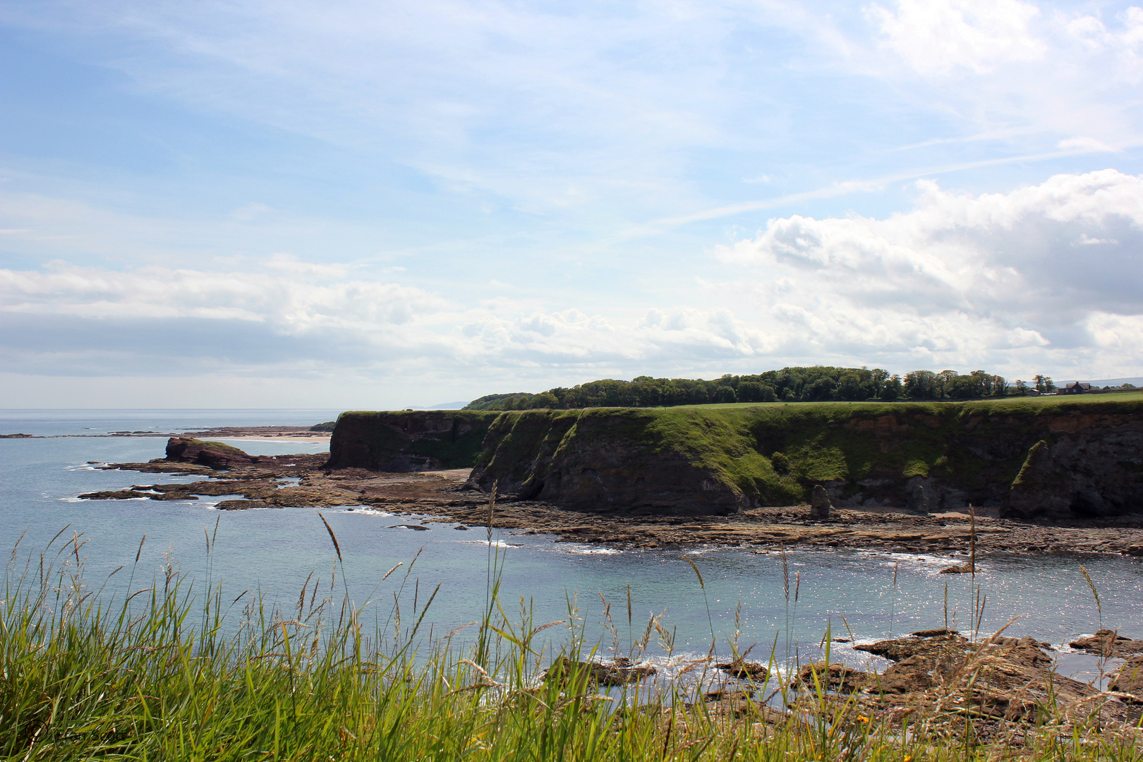 Steilküste bei Tantallon Castle