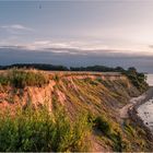 Steilküste Boltenhagen beim Sonnenuntergang